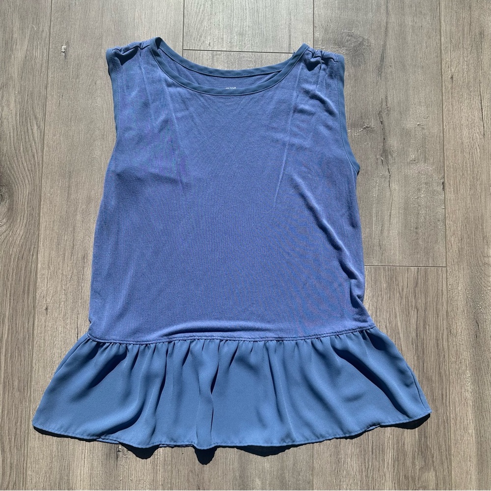 Loft peplum tank top - size petite small
